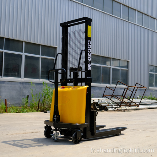 Shanding Haute Qualité Stacker Forklift Palette électrique